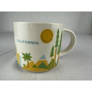 California STARBUCKS Coffee Mug You Are Here Collection 14 fl. oz  2014